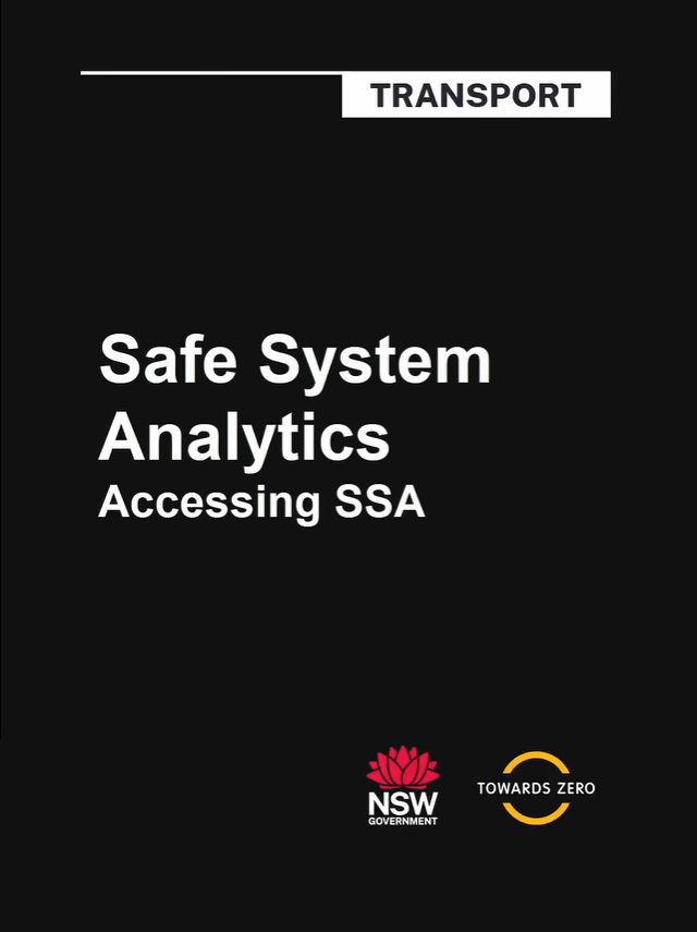 Accessing Safe System Analytics (SSA): Councils app