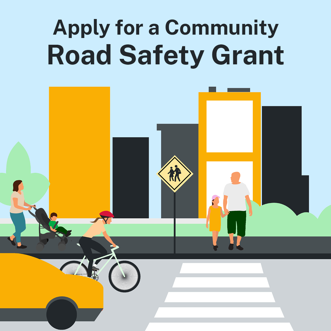 Apply for a community road safety grant